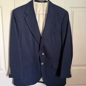 Vintage Robert Alan’s mens navy blue sport boating jacket preppy